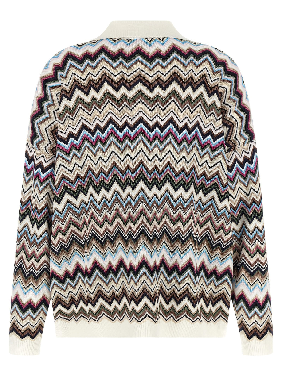 Missoni Zigzag Polo Shirt Gold