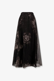 Zimmermann Women's Hypnotic Maxi Skirt Silk Long Skirt Gold