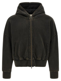 Entire Studios Unisex Cotton Eternal Zip Hoodie Black