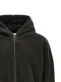 Entire Studios Unisex Cotton Eternal Zip Hoodie Black