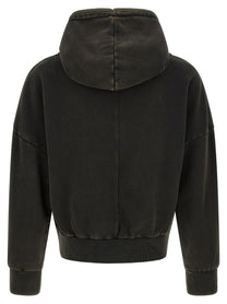 Entire Studios Unisex Cotton Eternal Zip Hoodie Black