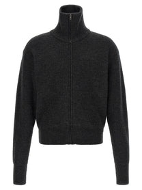 Lemaire Zip Cardigan Grey