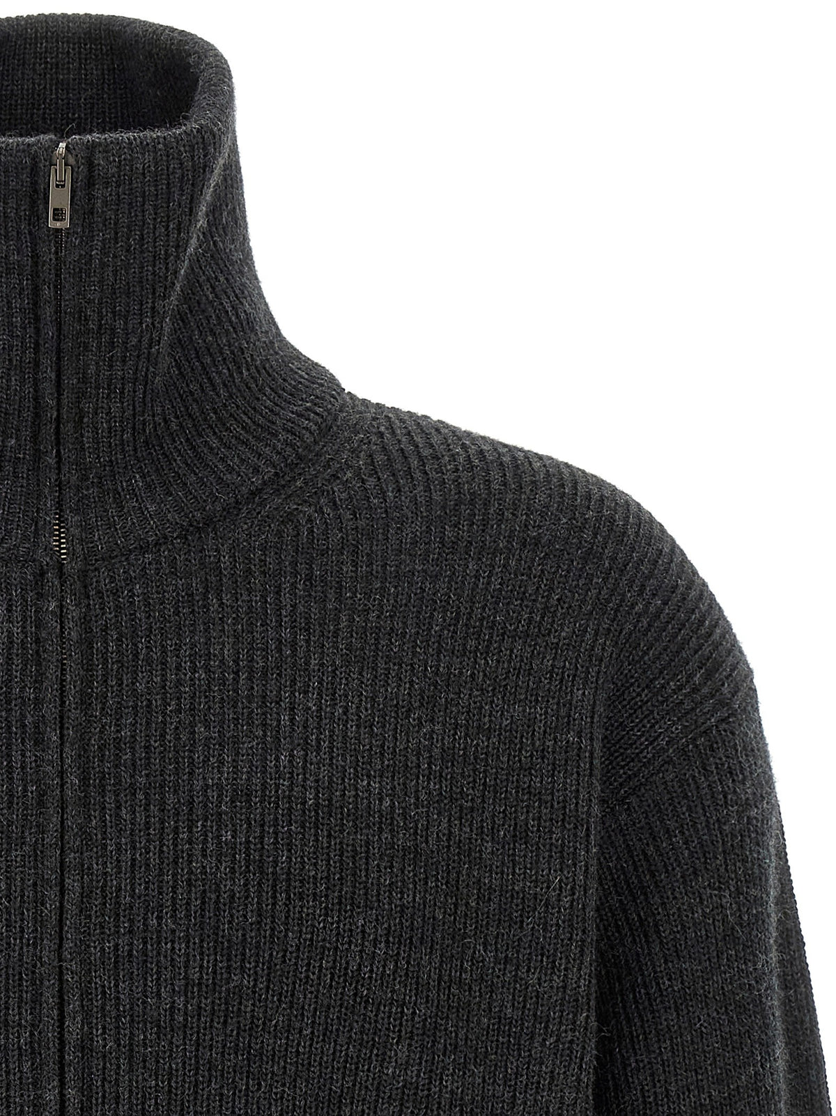Lemaire Zip Cardigan Grey, view 3