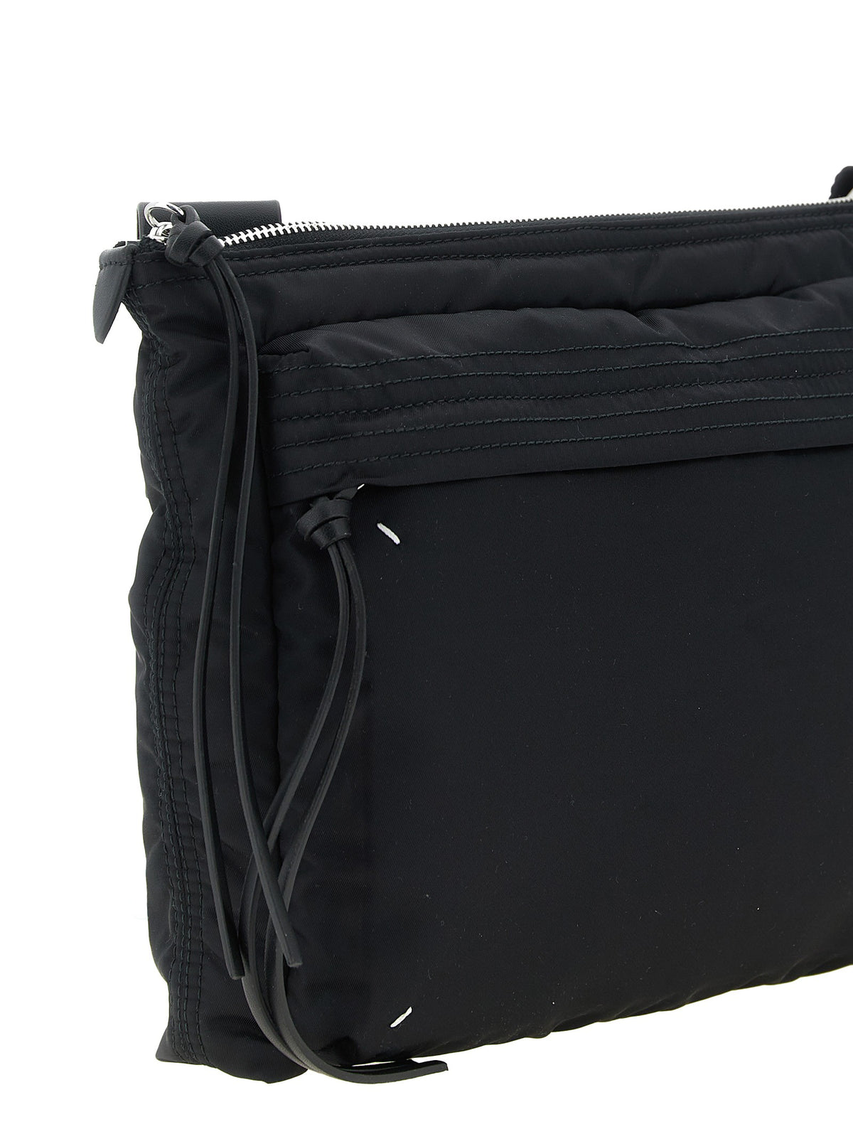 Maison Margiela Zip Computer Bag East West Crossbody Bag Black