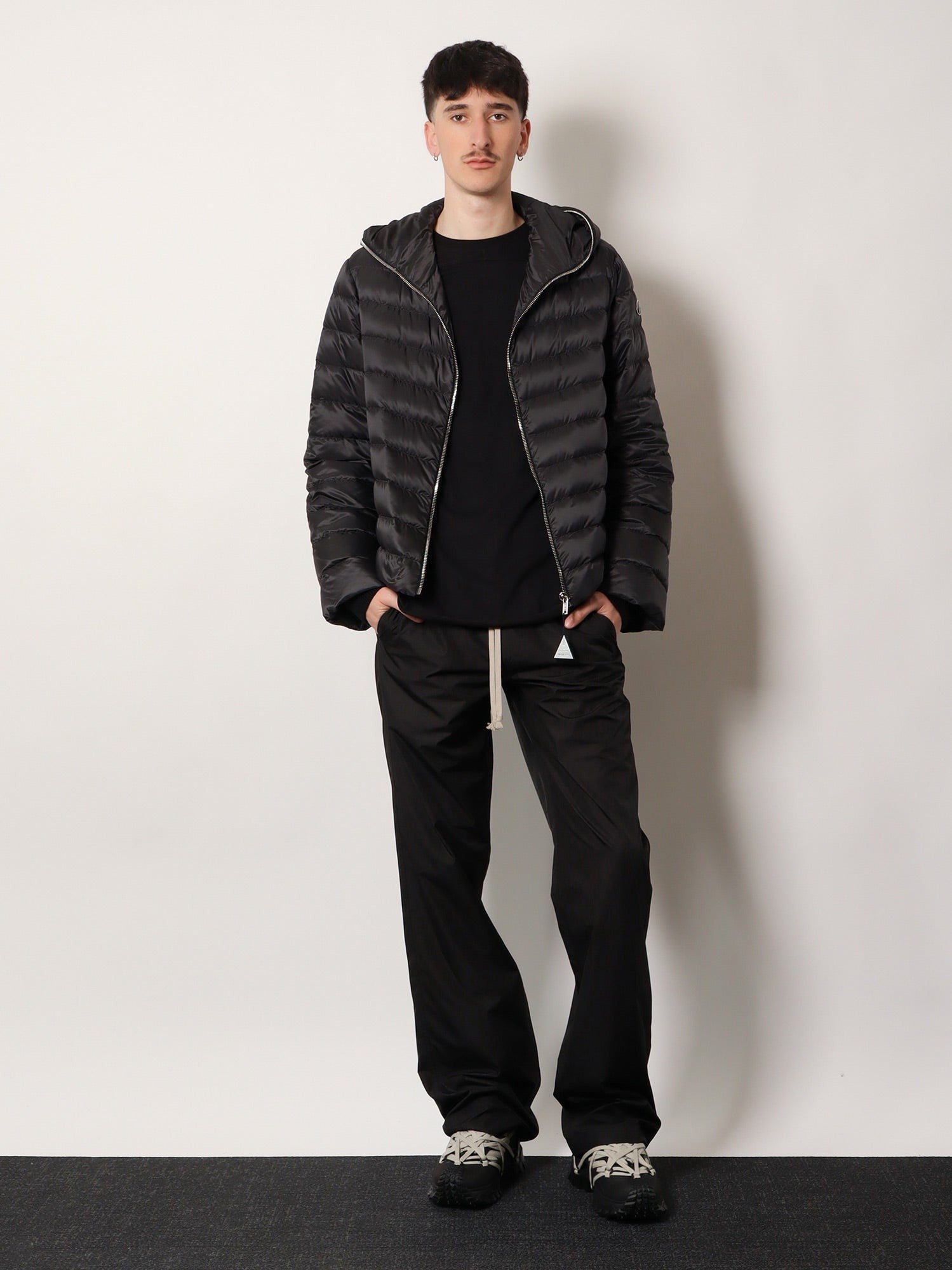 Rick Owens Men's Moncler + Rick Owens Ziplock Down Jacket Black