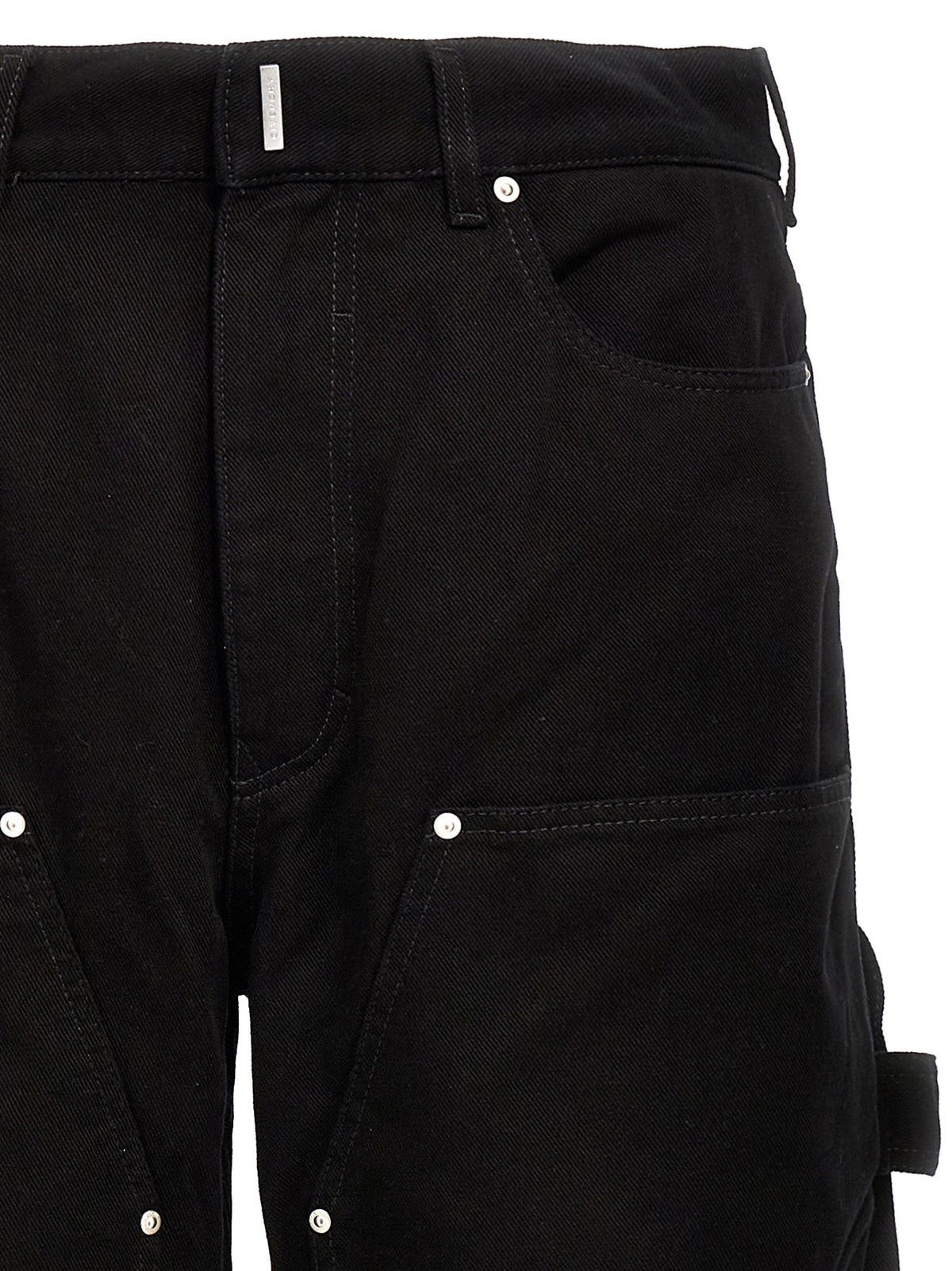 Givenchy Zip Off Carpenter Jeans Black