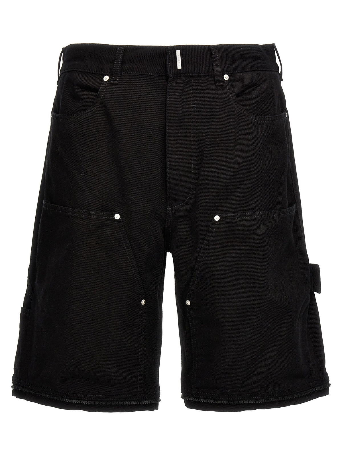Givenchy Zip Off Carpenter Jeans Black