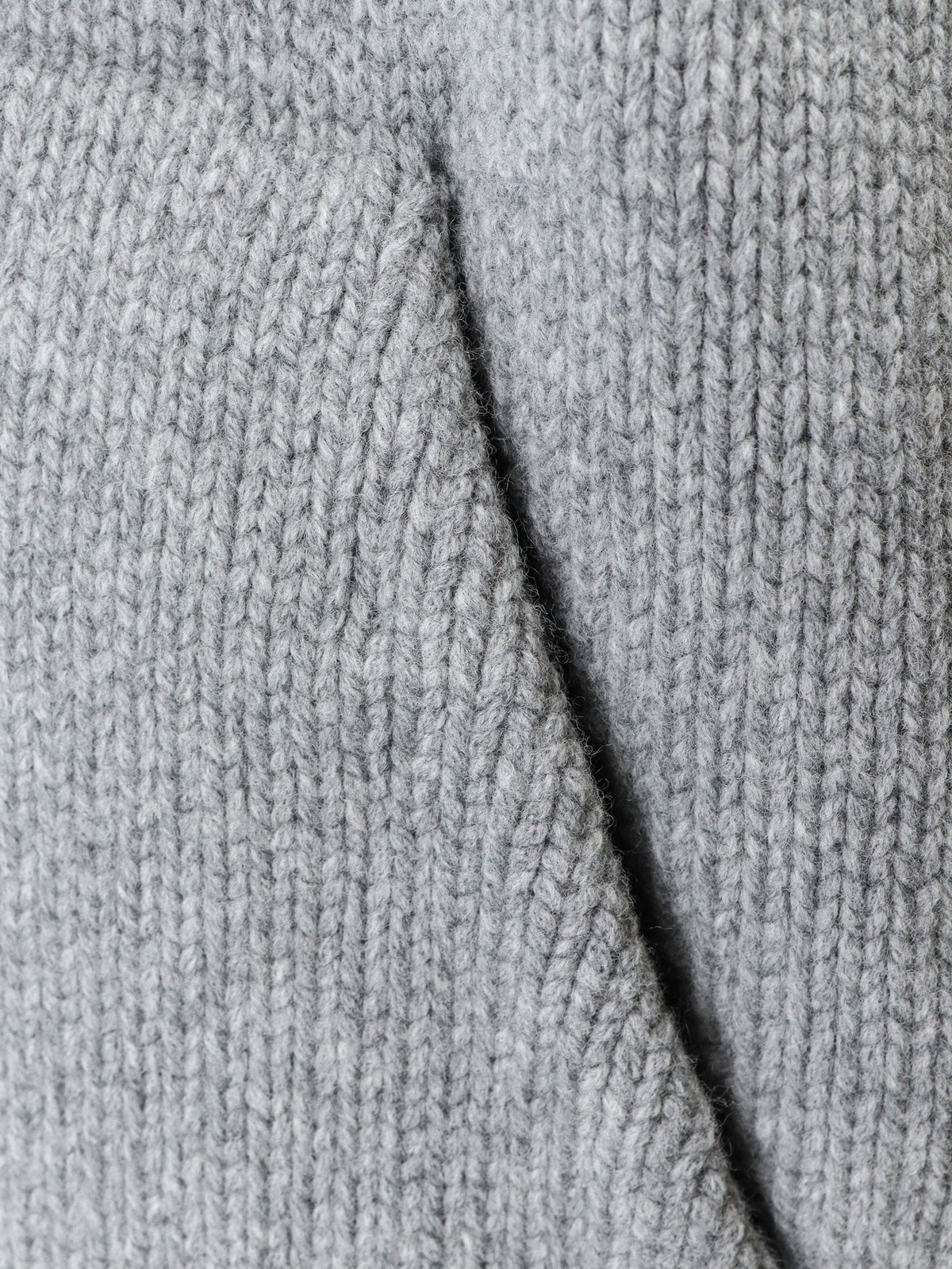 Celine Men's Zip up Virgin Wool Cardigan Grey