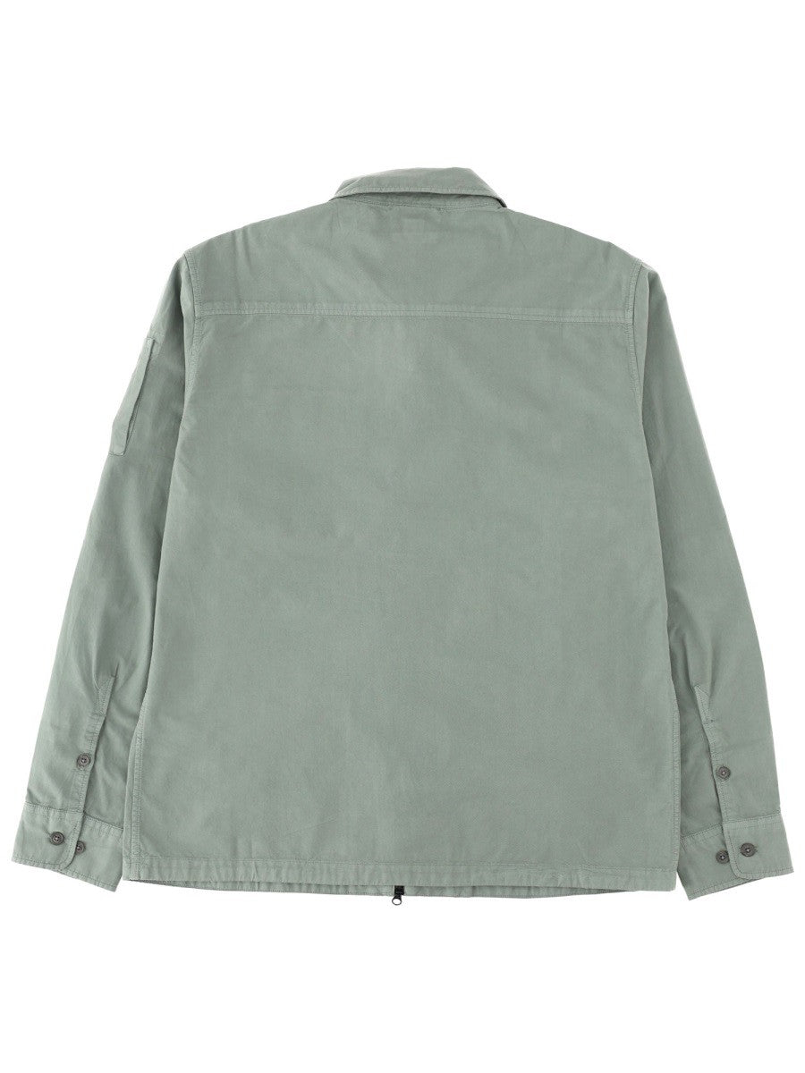 C.P. Company Men's Zippered Overshirt Green