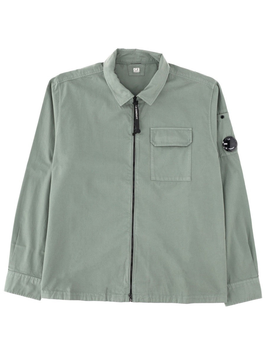 C.P. Company Men's Zippered Overshirt Green